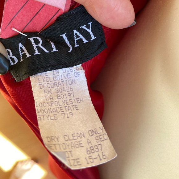 Red Formal Strapless Gown - Picture 10 of 10